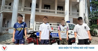 Nhóm thanh thiếu niên lạng lách trên Quốc lộ 1 bị phạt gần 50 triệu đồng