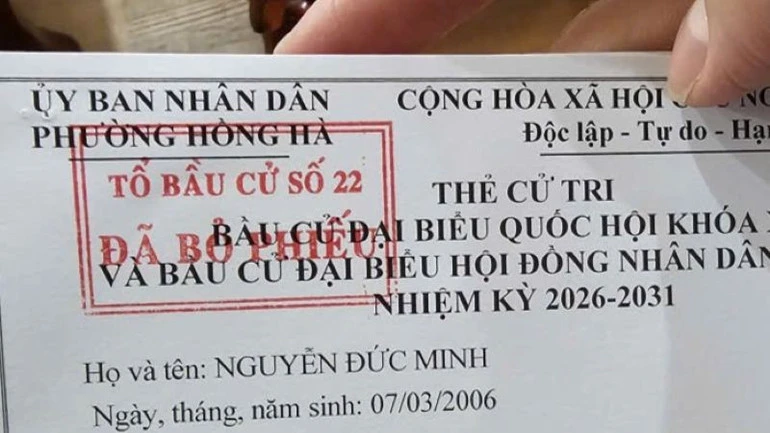 Những lá phiếu bầu cử đặc biệt, lan tỏa tinh thần trách nhiệm công dân