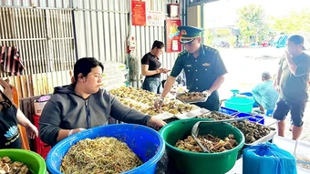 Những suất cơm mang nghĩa tình quân dân