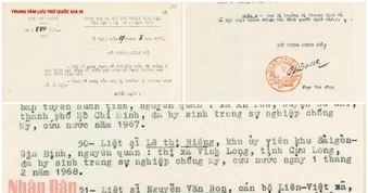 Những tư liệu về nữ Anh hùng Lê Thị Riêng tại cơ quan lưu trữ