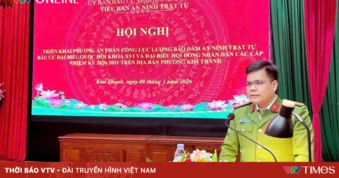 Ninh Bình: Công an phường Kim Thanh khẩn trương làm sạch dữ liệu dân cư, phục vụ bầu cử