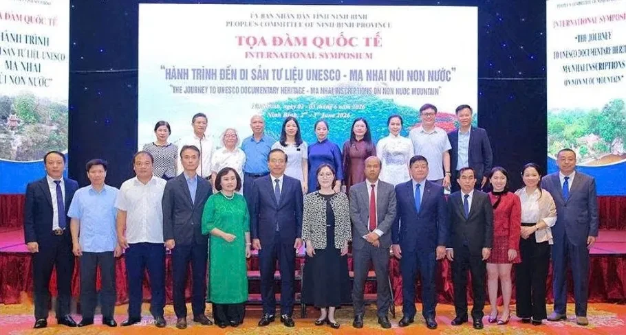 Ninh Bình kỳ vọng đưa ma nhai núi Non Nước thành Di sản tư liệu UNESCO Ninh Bình kỳ vọng đưa ma nhai núi Non Nước thành Di sản tư liệu UNESCO