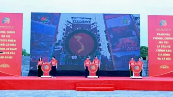 Ninh Bình quyết tâm xây dựng xã, phường không ma túy