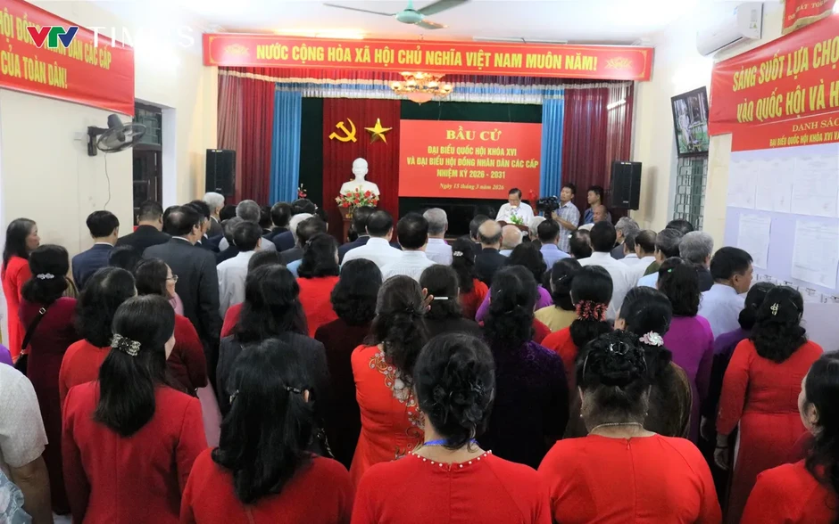 Ninh Bình: Số cử tri trong danh sách đi bầu cử đạt 99,6% Ninh Bình: Số cử tri trong danh sách đi bầu cử đạt 99,6%