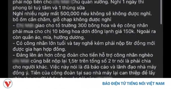 Ninh Bình: Xôn xao thông tin công nhân tố bị “chèn ép” lan truyền trên mạng