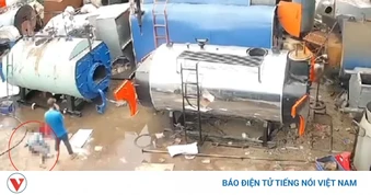Nổ bình hơi tại Đồng Nai, một người đàn ông tử vong