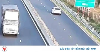 Nữ tài xế bị phạt 35 triệu đồng lỗi lùi xe trên cao tốc Vĩnh Hảo - Phan Thiết
