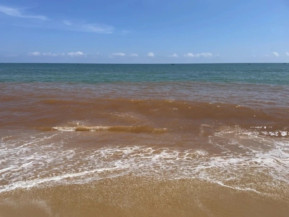 Nước biển ở Gia lai bất ngờ đổi màu đỏ lạ, người dân lo ngại Nước biển ở Gia lai bất ngờ đổi màu đỏ lạ, người dân lo ngại