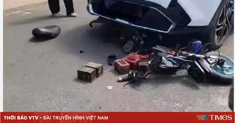 Ô tô con tông xe đạp điện ở Đắk Lắk, 1 học sinh tử vong