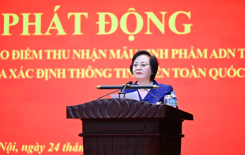 Phát động cao điểm thu nhận mẫu ADN thân nhân liệt sĩ trên toàn quốc Phát động cao điểm thu nhận mẫu ADN thân nhân liệt sĩ trên toàn quốc