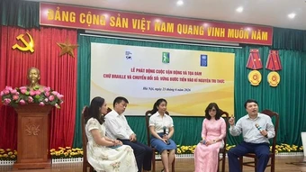 Phát động cuộc vận động sử dụng chữ Braille và chuyển đổi số nhằm thúc đẩy tiếp cận tri thức toàn diện cho người khiếm thị