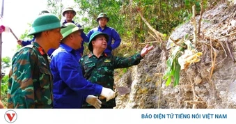 Phát hiện hài cốt liệt sĩ trong hầm chiến đấu ở Quảng Trị