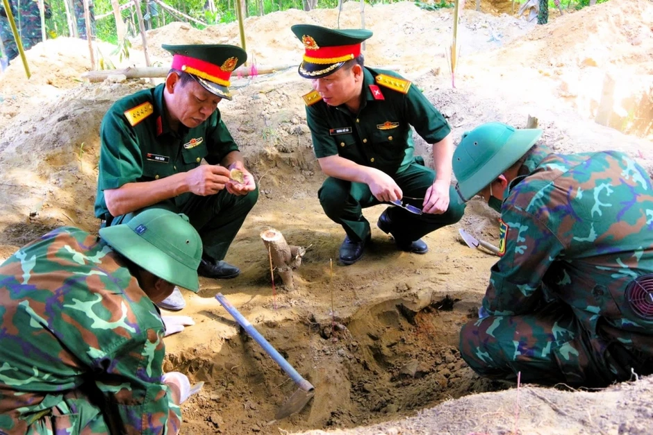 Phát hiện, quy tập 3 hài cốt liệt sĩ tại khu vực Câu Nhi, Quảng Trị Phát hiện, quy tập 3 hài cốt liệt sĩ tại khu vực Câu Nhi, Quảng Trị