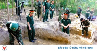 Phát hiện, quy tập 3 hài cốt liệt sĩ tại khu vực Câu Nhi, Quảng Trị