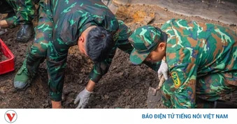 Phát hiện thêm 14 bộ hài cốt liệt sĩ tại Công viên Lê Thị Riêng
