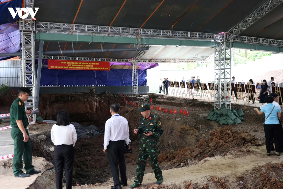 Phát hiện thêm 5 bộ hài cốt liệt sĩ tại Công viên Lê Thị Riêng