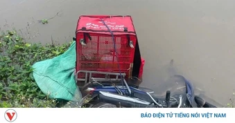 Phát hiện thi thể nam shipper dưới sông tại xã Quang Thiện, Ninh Bình