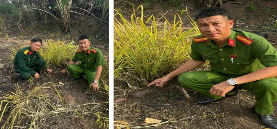 Phát hiện, xử lý vật nghi là đạn pháo còn sót lại sau chiến tranh Phát hiện, xử lý vật nghi là đạn pháo còn sót lại sau chiến tranh