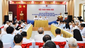 Phát huy vai trò của đồng bào Công giáo các tỉnh Bắc Trung bộ trong sự nghiệp đại đoàn kết dân tộc, phát triển kinh tế-xã hội