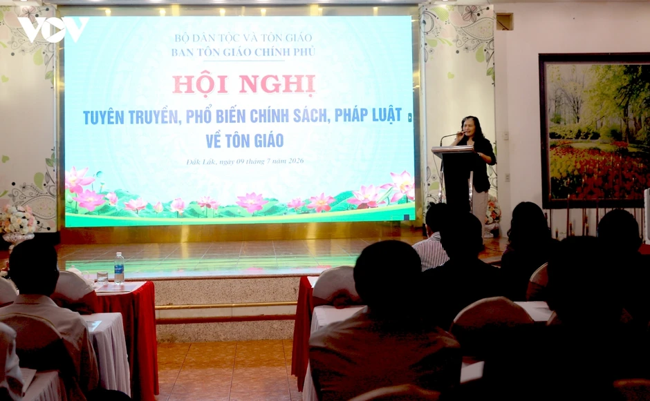 Phổ biến chính sách, pháp luật về tôn giáo tại Đắk Lắk Phổ biến chính sách, pháp luật về tôn giáo tại Đắk Lắk