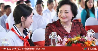 Phó Thủ tướng Phạm Thị Thanh Trà dự lễ khởi công Trường Phổ thông nội trú liên cấp Ba Chúc, tỉnh An Giang