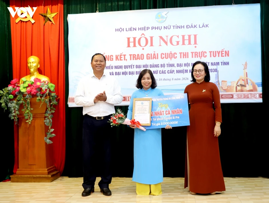 Phụ nữ Đắk Lắk tìm hiểu Nghị quyết qua cuộc thi trực tuyến