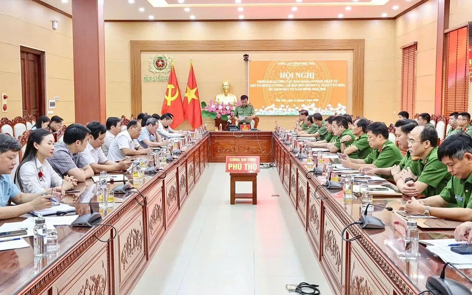 Phú Thọ huy động hơn 1.000 cán bộ chiến sĩ đảm bảo tuyệt đối an ninh trật tự Giỗ Tổ Hùng Vương 2026 Phú Thọ huy động hơn 1.000 cán bộ chiến sĩ đảm bảo tuyệt đối an ninh trật tự Giỗ Tổ Hùng Vương 2026