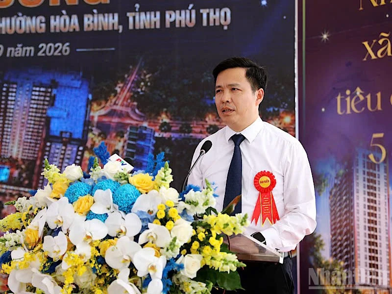 Phú Thọ khởi công xây dựng 680 căn nhà ở xã hội tại phường Hòa Bình