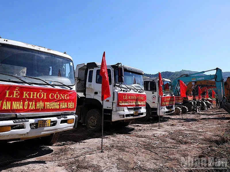 Phú Thọ khởi công xây dựng 680 căn nhà ở xã hội tại phường Hòa Bình