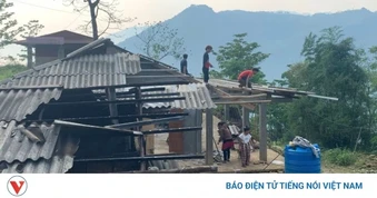 Phú Thọ, Lào Cai và Thái Nguyên huy động sửa chữa nhà cho nhân dân sau dông lốc