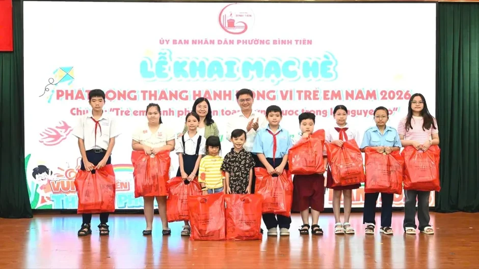 Phường Bình Tiên khởi động mùa hè an toàn, bổ ích cho thiếu nhi Phường Bình Tiên khởi động mùa hè an toàn, bổ ích cho thiếu nhi