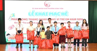 Phường Bình Tiên khởi động mùa hè an toàn, bổ ích cho thiếu nhi