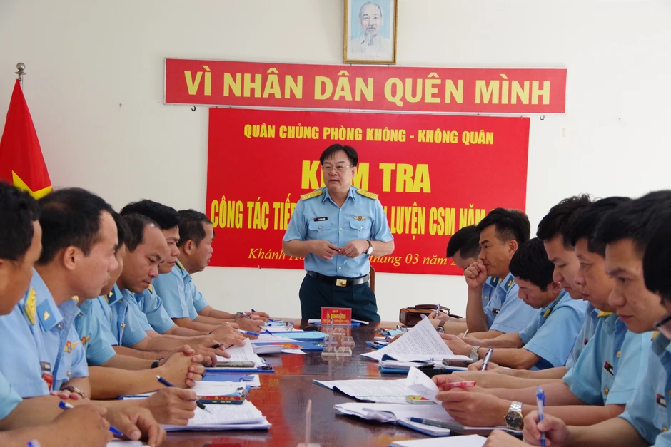 Quân chủng Phòng không - Không quân kiểm tra kết quả tháng đầu huấn luyện chiến sĩ mới Quân chủng Phòng không - Không quân kiểm tra kết quả tháng đầu huấn luyện chiến sĩ mới