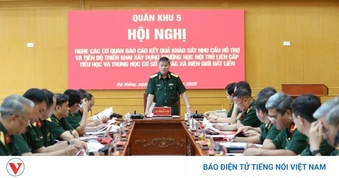 Quân khu 5 hỗ trợ xây dựng trường học nội trú liên cấp khu vực biên giới