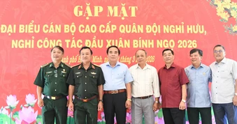 Quân khu 7 gặp mặt hơn 800 cán bộ cao cấp quân đội nghỉ hưu, nghỉ công tác