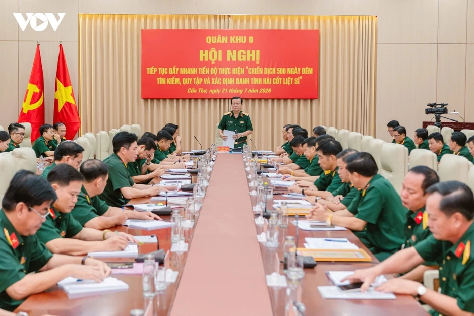Quân khu 9 bàn giao hơn 2.340 mẫu phẩm hài cốt liệt sĩ đủ điều kiện giám định ADN Quân khu 9 bàn giao hơn 2.340 mẫu phẩm hài cốt liệt sĩ đủ điều kiện giám định ADN