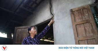 Quảng Ngãi: Nhiều hộ dân mỏi mắt chờ bồi thường nhà nứt do thi công cao tốc