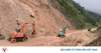Quảng Ngãi thông xe tuyến tránh đèo Văn Rơi sau khắc phục sạt lở