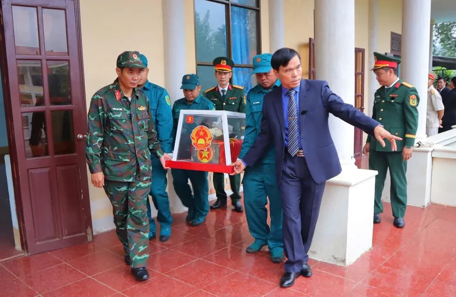 Quảng Ngãi: Truy điệu, an táng 10 hài cốt liệt sĩ Quảng Ngãi: Truy điệu, an táng 10 hài cốt liệt sĩ