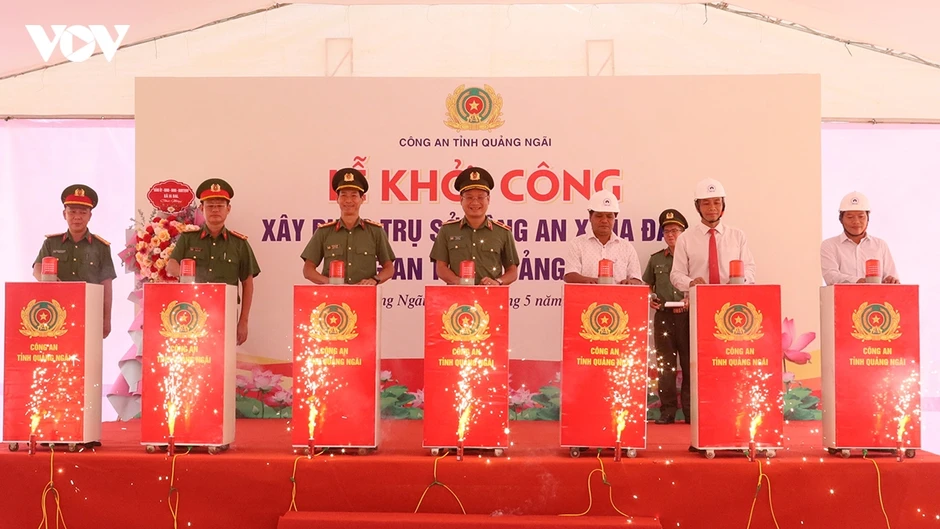 Quảng Ngãi xây dựng 6 trụ sở công an các xã biên giới Quảng Ngãi xây dựng 6 trụ sở công an các xã biên giới
