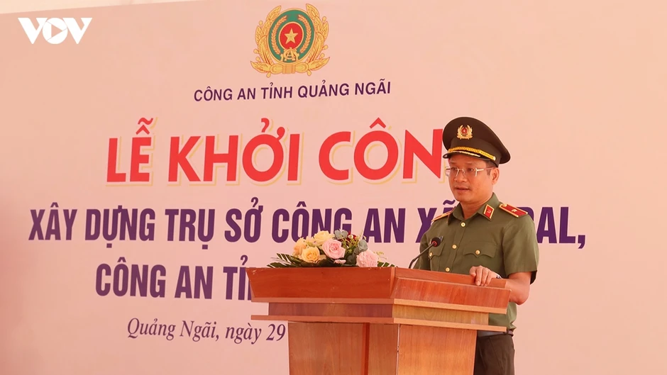 Quảng Ngãi xây dựng 6 trụ sở công an các xã biên giới Quảng Ngãi xây dựng 6 trụ sở công an các xã biên giới