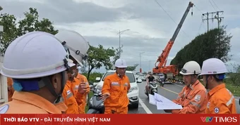Quảng Ninh hoàn thành khắc phục sự cố điện sau bão số 1