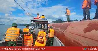 Quảng Ninh: Khẩn trương tìm kiếm nạn nhân cuối cùng vụ lật tàu HP-4914