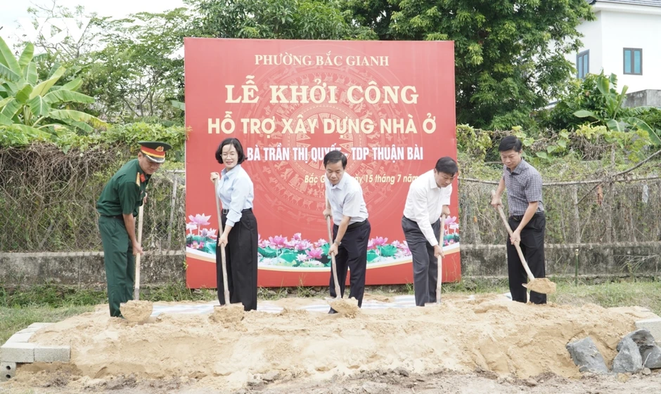 Quảng Trị đồng loạt khởi công nhà ở giúp người có công, nạn nhân chất độc hóa học Quảng Trị đồng loạt khởi công nhà ở giúp người có công, nạn nhân chất độc hóa học