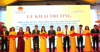 Quảng Trị: Khai trương dịch vụ bưu chính công ích trong giải quyết thủ tục hành chính