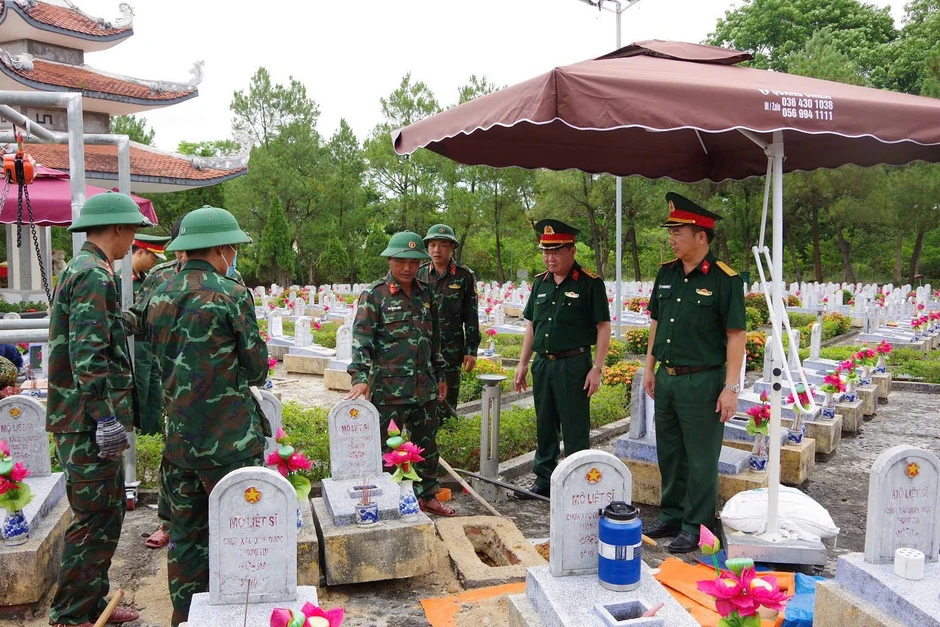 Quảng Trị phấn đấu hoàn thành lấy mẫu, số hóa thông tin 22.500 mộ liệt sĩ Quảng Trị phấn đấu hoàn thành lấy mẫu, số hóa thông tin 22.500 mộ liệt sĩ