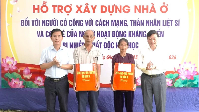 Quảng Trị xây mới và sửa chữa 3.520 căn nhà cho người có công với cách mạng, thân nhân liệt sĩ và nạn nhân chất độc hóa học Quảng Trị xây mới và sửa chữa 3.520 căn nhà cho người có công với cách mạng, thân nhân liệt sĩ và nạn nhân chất độc hóa học