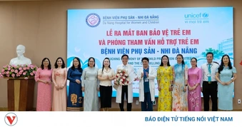 Ra mắt Ban Bảo vệ trẻ em đầu tiên ở bệnh viện trên địa bàn khu vực miền Trung