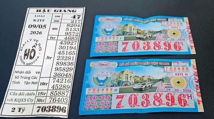 Sáng 10-5, hai giải độc đắc xổ số miền Nam xuất hiện gây bất ngờ Sáng 10-5, hai giải độc đắc xổ số miền Nam xuất hiện gây bất ngờ