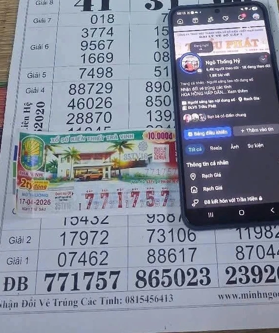 Sáng 18-4, nhiều người ở TPHCM và An Giang trúng thưởng xổ số miền Nam Sáng 18-4, nhiều người ở TPHCM và An Giang trúng thưởng xổ số miền Nam